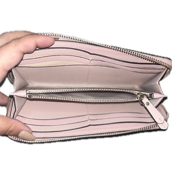 Kate Spade New York Dog Sylvia Francois Slim Pink Continental Wallet - Picture 9 of 15